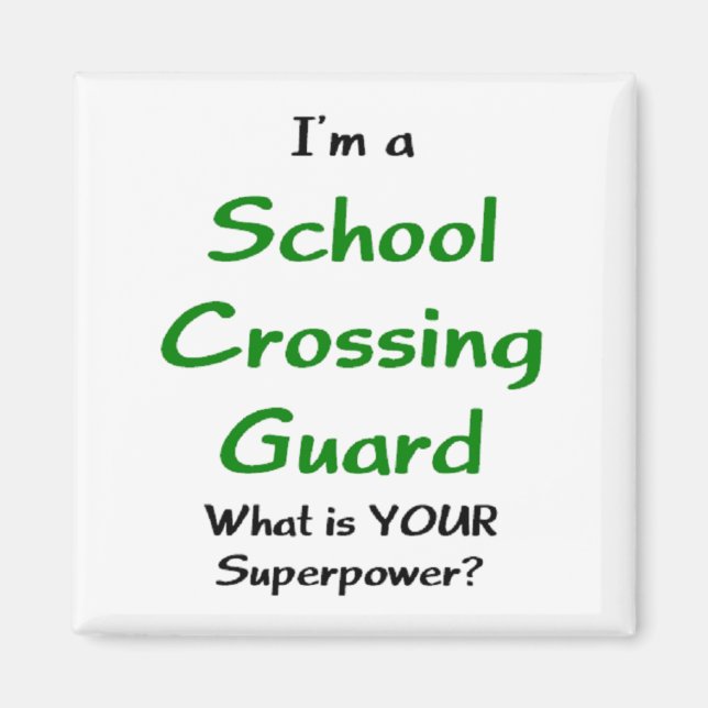crossing guard school magnet (Front)
