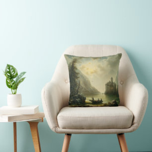 Crossing in a Moonlit Night – Albert Rieger Cushion