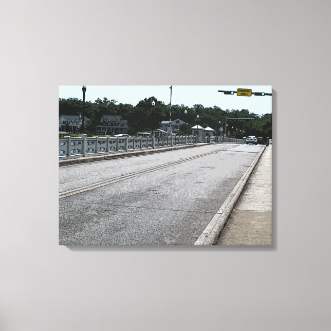 Crossing The Bridge 7622 Canvas Print (Front)