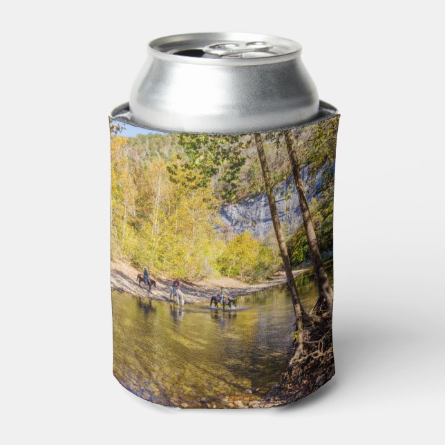 Crossing The Buffalo River Can Cooler (Can Front)