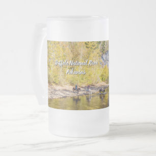 Crossing The Buffalo River Frosted Beer Mug