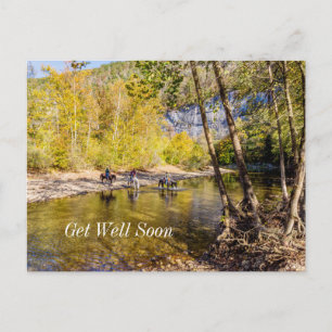 Crossing The Buffalo River Get Well Postcard