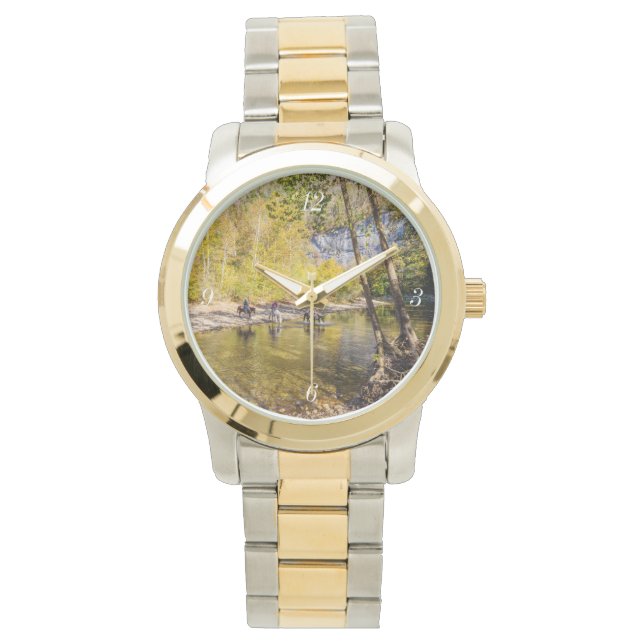 Crossing The Buffalo River Gold Watch (Front)