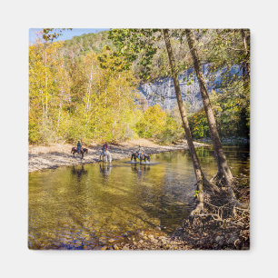 Crossing The Buffalo River Magnet
