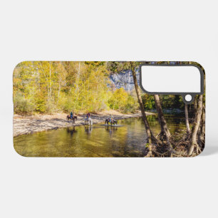 Crossing The Buffalo River Samsung Phone Case