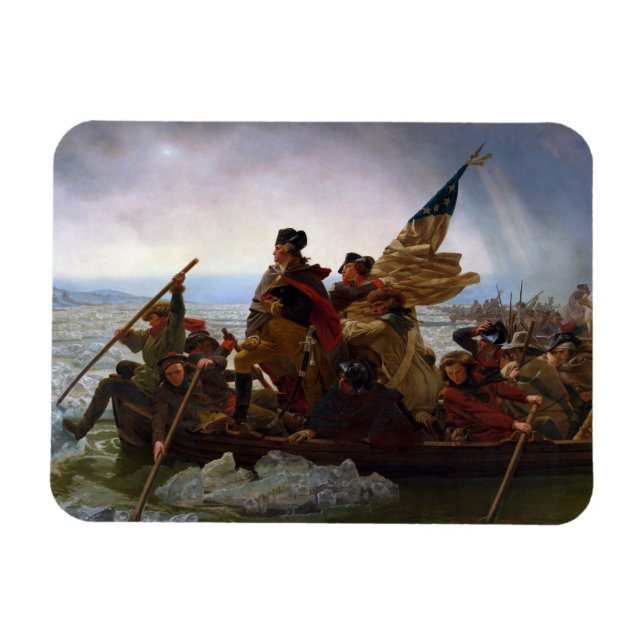 Crossing the Delaware River, George Washington Magnet (Horizontal)
