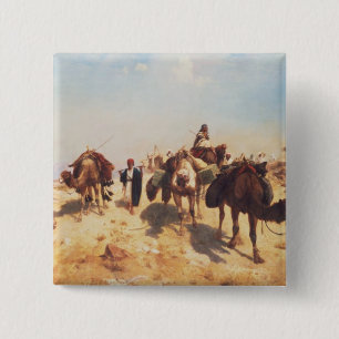 Crossing the Desert 15 Cm Square Badge
