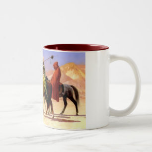 Crossing the desert Two-Tone coffee mug