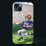 Crossing the Goal Line for a Touchdown iPhone 13 Case<br><div class="desc">Hear the crowd roar as they watch their favourite football player crossing the goal line for a touchdown! Jay Throckmorton painted this dynamic scene. Buy a copy for yourself or give it as a gift to the football fan in your life!</div>