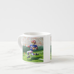 Crossing the Goal Line for a Touchdown Espresso Cup
