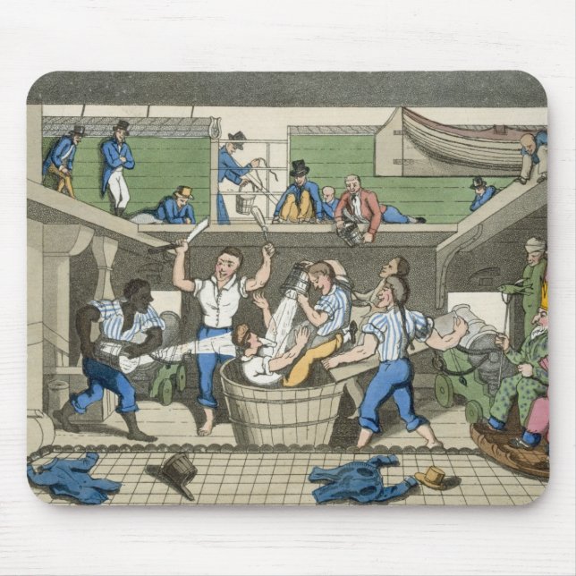 Crossing the Line, plate from 'The Adventures of J Mouse Mat (Front)