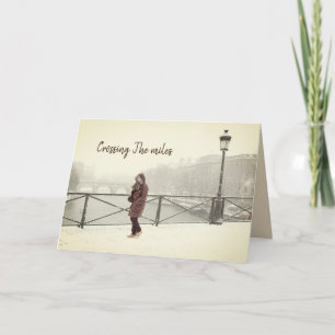 Crossing The Miles Season's Greeting Holiday Card