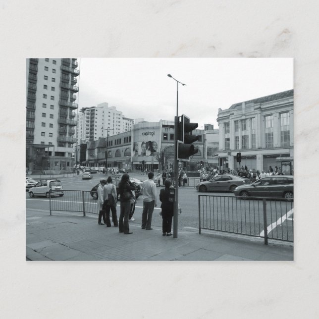 Crossing the Road Postcard (Front)