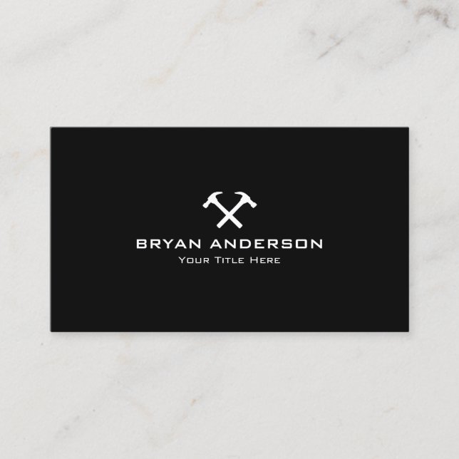 Crossing White Hammers Business Card (Front)