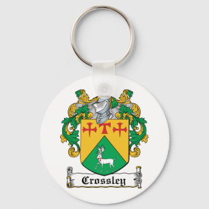 Crossley Family Crest Key Ring