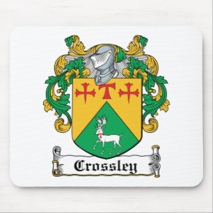 Crossley Family Crest Mouse Mat