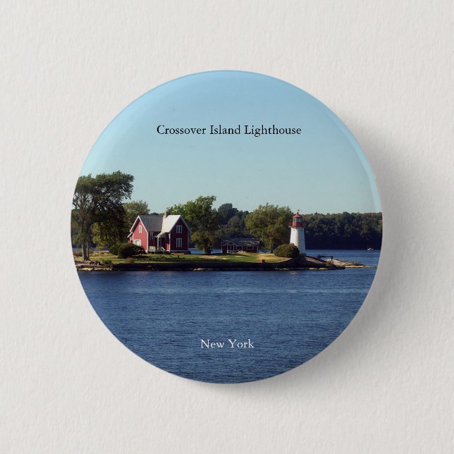 Crossover Island Lighthouse button (Front)