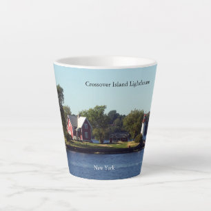 Crossover Island Lighthouse latte mug