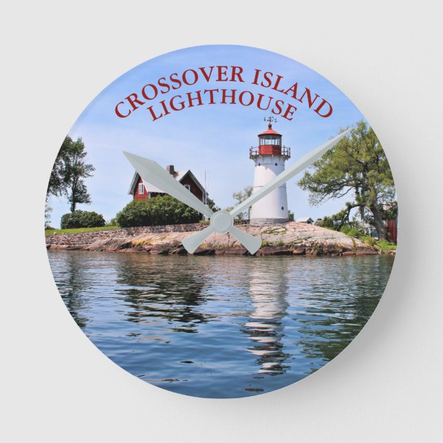 Crossover Island Lighthouse, New York Clock (Front)