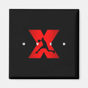 Crossover X Over Bysketbyll Apparel - Bysketbyll Magnet