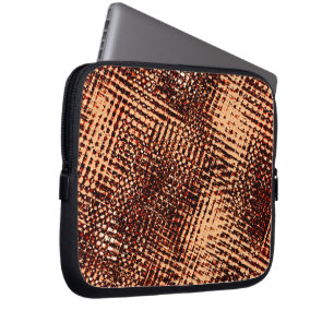 Crossrisks and snow in peach or salmon laptop slee sleeve