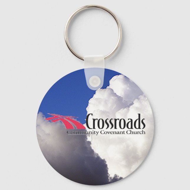 Crossroads, cloudy key ring (Front)