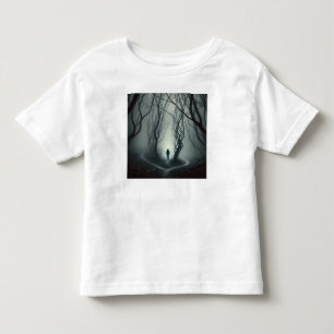 Crossroads in the Fog - Gloomy Forest Art Print Toddler T-Shirt