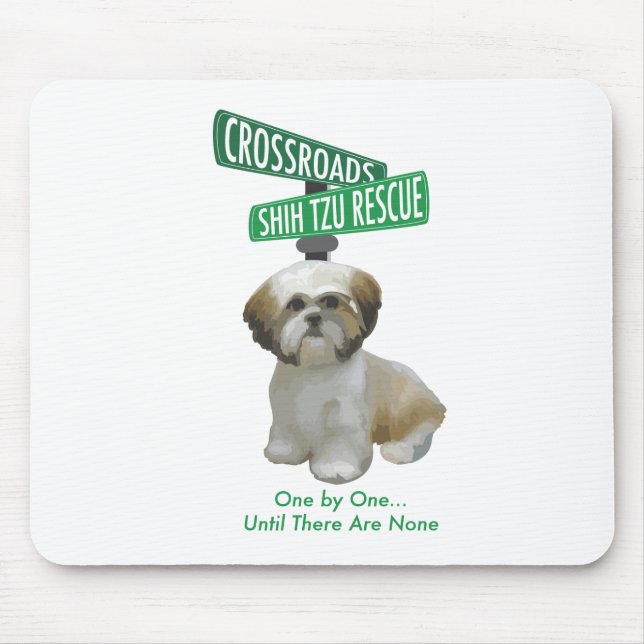 Crossroads ShihTzu Rescue Mouse Mat (Front)