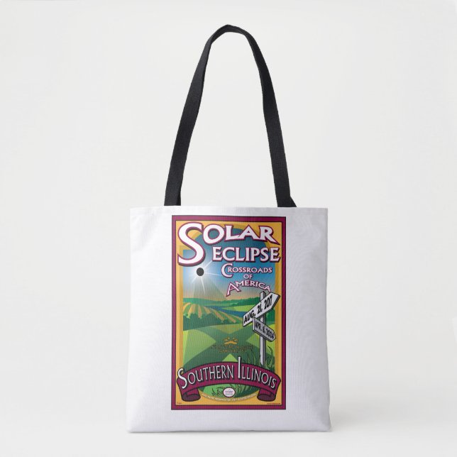 Crossroads Solar Eclipse Tote Bag (Front)