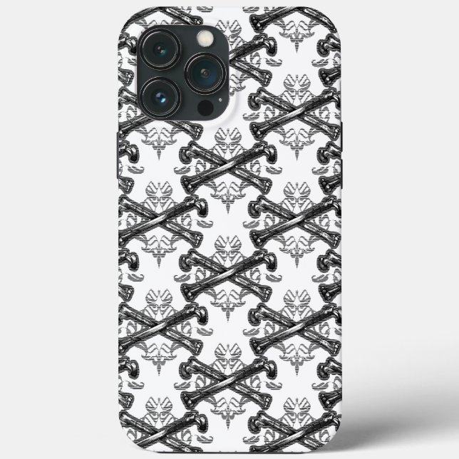 Crosssed bones filligree Case-Mate iPhone case (Back)