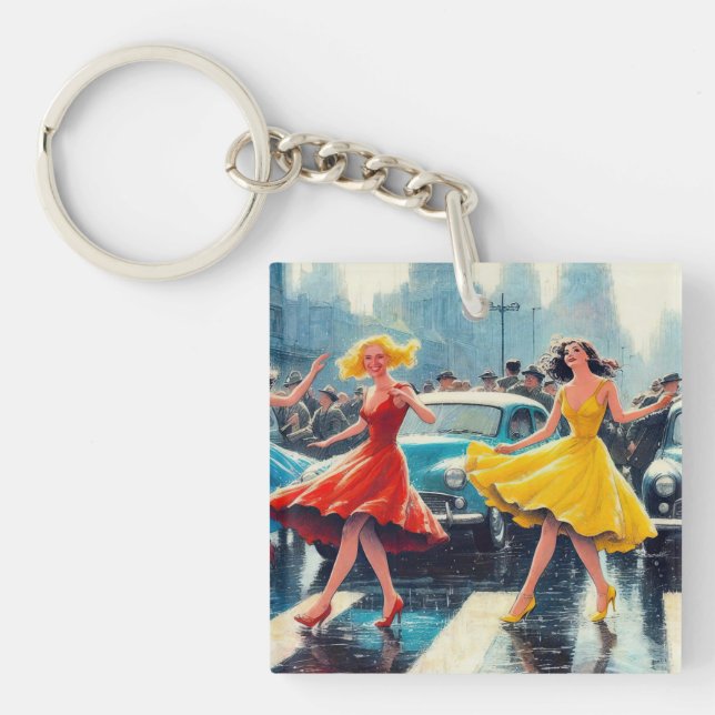 Crosswalk Dance Key Ring (Front)