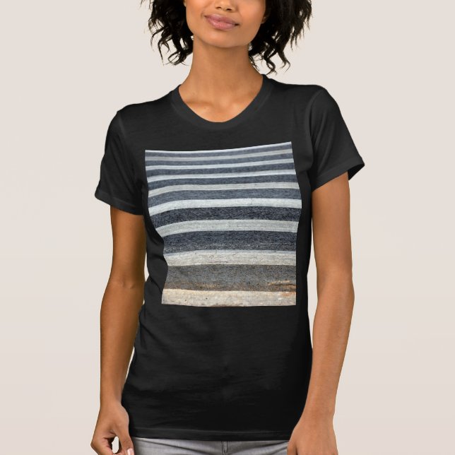 Crosswalk or Zebra Crossing T-Shirt (Front)