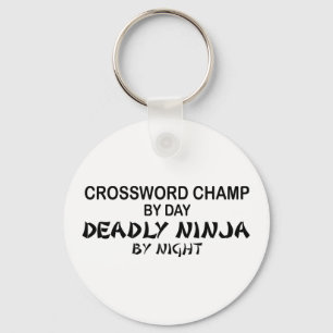 Crossword Deadly Ninja by Night Key Ring