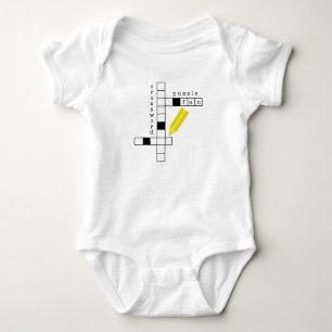 Crossword Fun Baby Bodysuit