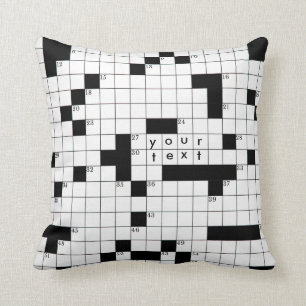 Crossword Grid Cushion