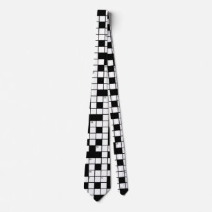 Crossword pattern tie