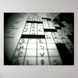 Crossword poster
