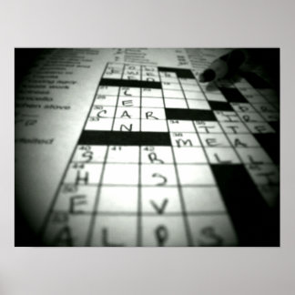 Crossword poster