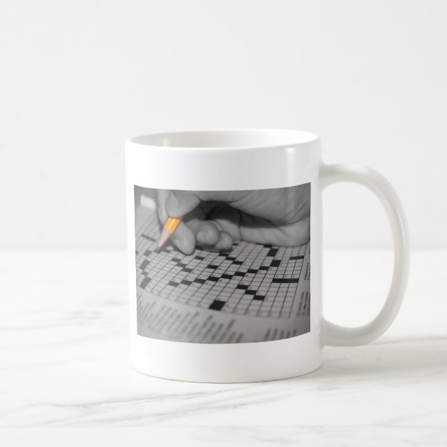Crossword Puzzle Coffee Mug (Right)