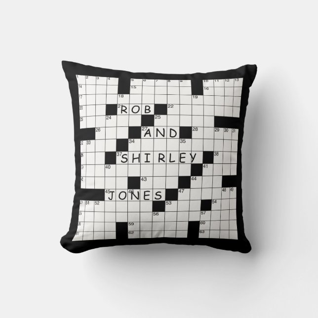 Crossword Puzzle Cushion (Front)