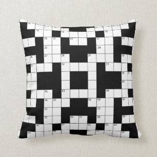 Crossword Puzzle Cushion