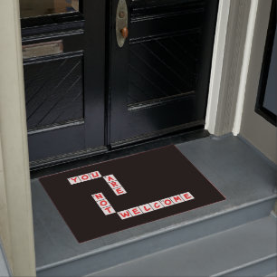Crossword Puzzle Door Mat