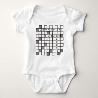 Crossword Puzzle Lover Baby Bodysuit