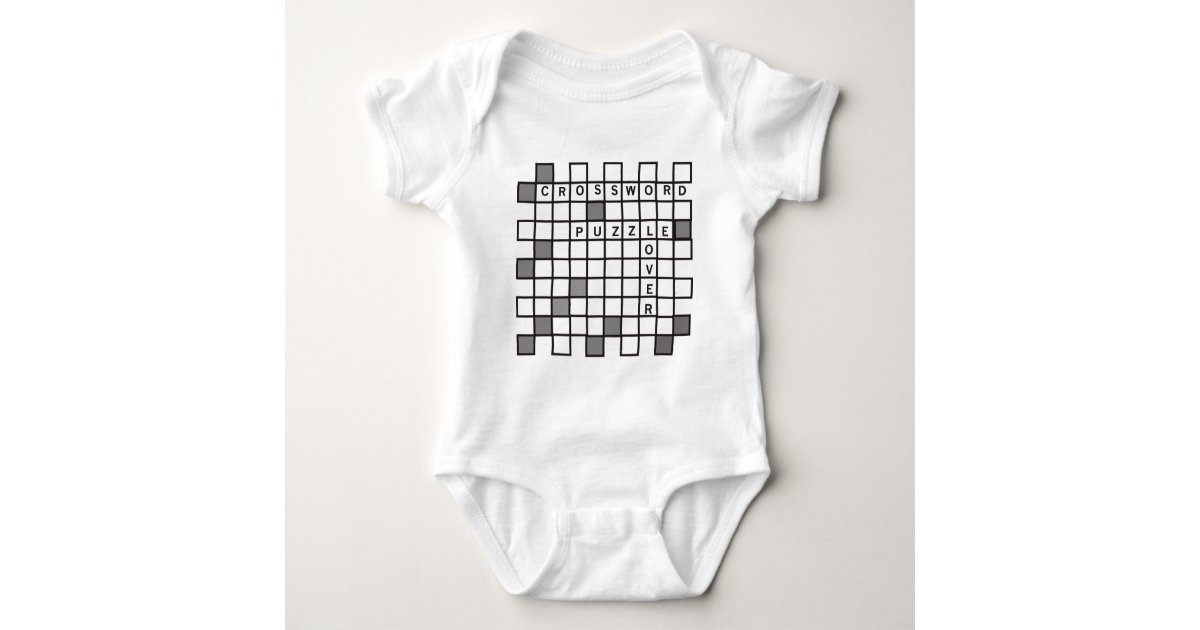 Crossword Puzzle Lover Baby Bodysuit Zazzle