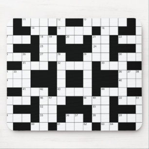 Crossword Puzzle Mouse Mat