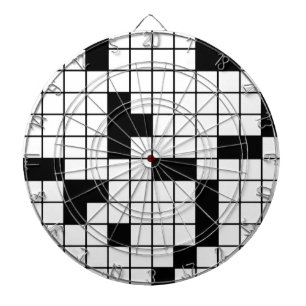 CROSSWORD PUZZLE PATTERN GRAPHICS GAMES FUN WORDS DARTBOARD