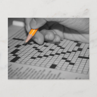 Crossword Puzzle Postcard