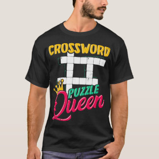 Crossword Puzzle Queen Gift T-Shirt