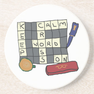 Crossword Puzzles Coaster