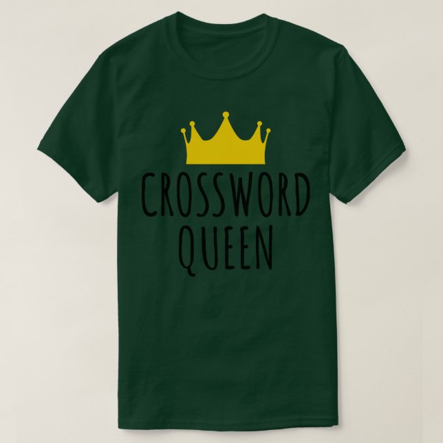 Crossword Queen T-Shirt (Design Front)